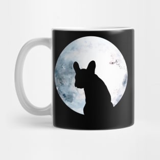 French Bulldog and moon Mug